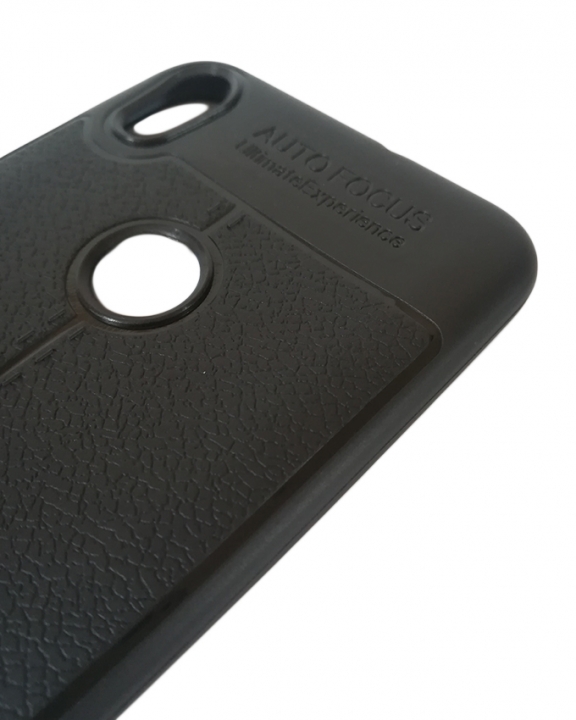 Tecno Camon CM Back Cover - Rubber Finish Black