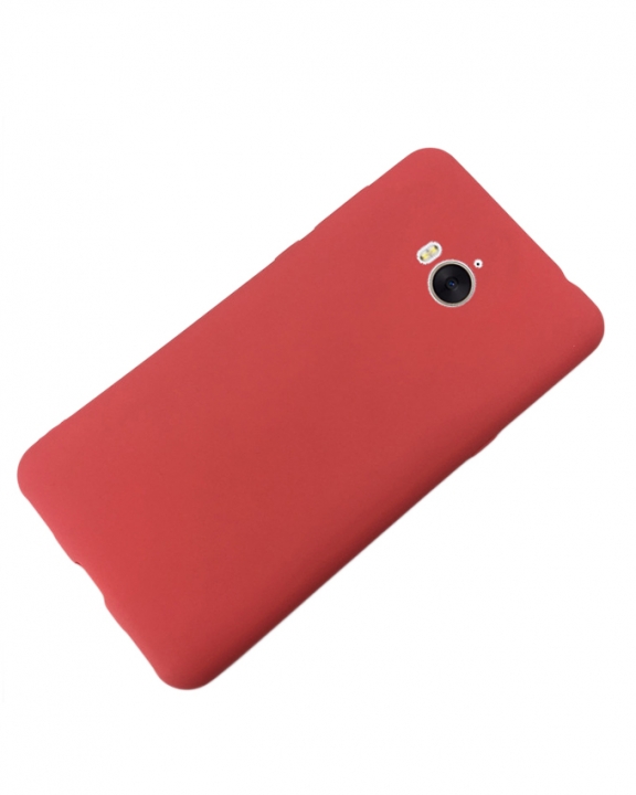 Huawei Y5 2017 Back Cover - Silicone Rubber Finish Red