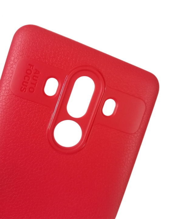 Huawei Mate 10 Pro Back Cover - Silicone Rubber Finish Red