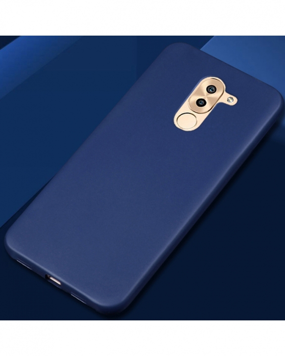 Huawei GR5 2017 Back Cover - Silicone Rubber Finish Blue
