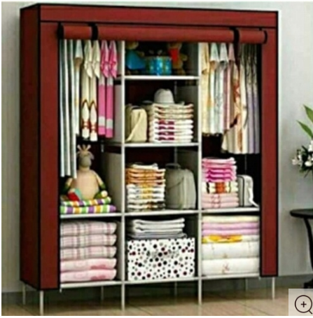 3 Columns Portable Wardrobe -