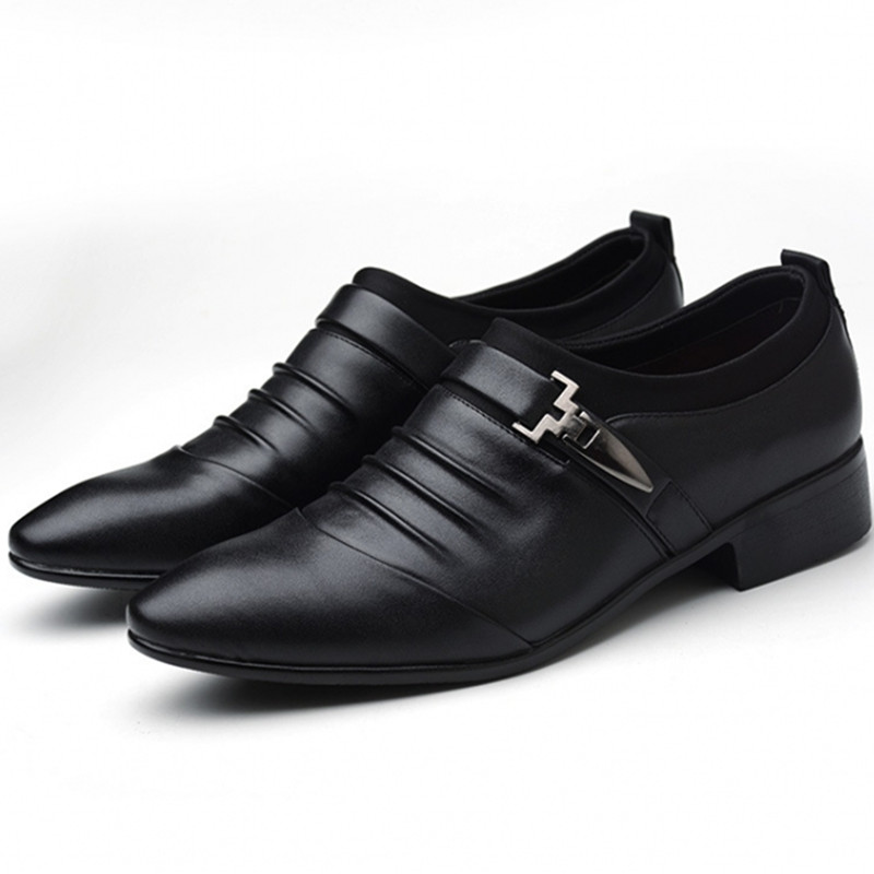Formal Leather Shoes Men Business Leisure Kenya Black Friday Men's British Top Leather Shoes For Men