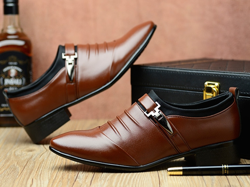 Formal Leather Shoes Men Business Leisure Kenya Black Friday Men's British Top Leather Shoes For Men