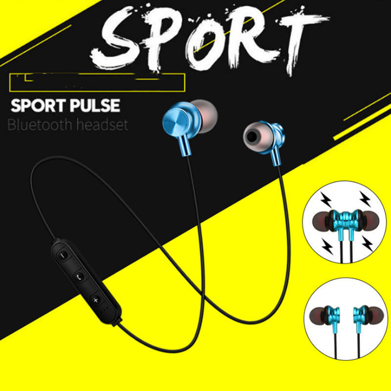 Bluetooth Headset Sports Wireless Bluetooth Earphone Headset Bass Stereo Running Headphone