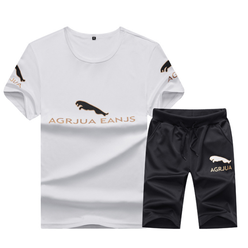 Suits Men's Sports Kenya Black Friday T-shirt Short Sleeve Suit (clothes + pants) Suit For Men