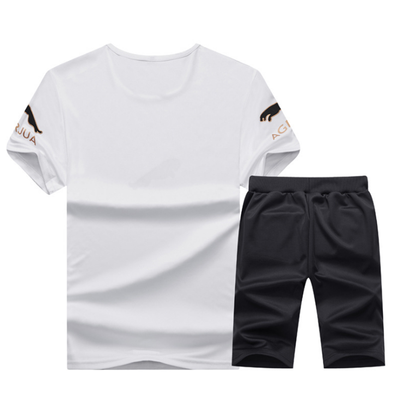Suits Men's Sports Kenya Black Friday T-shirt Short Sleeve Suit (clothes + pants) Suit For Men