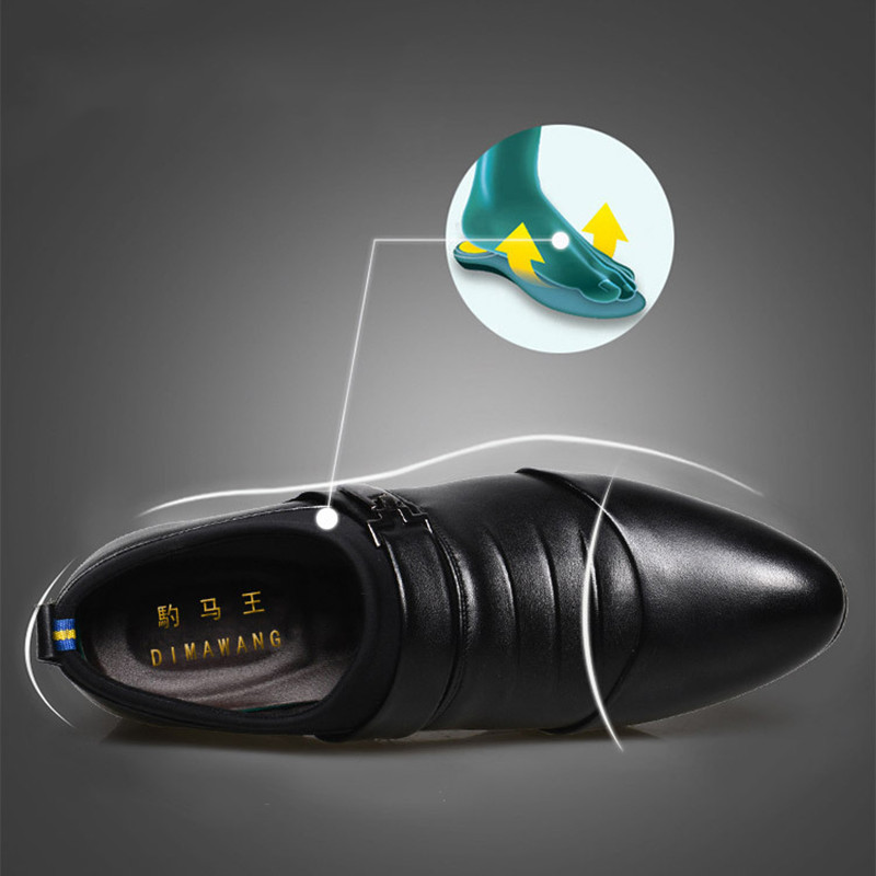 Shoes Men's Shoes Formal Business Casual Men's Leather Shoes British Fashion Pointed Leather Shoes