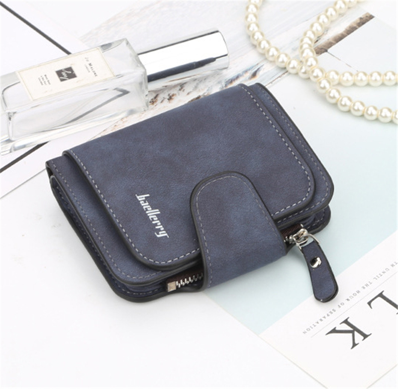 KIKO 2019 New ladies wallet buckle scrub leather purse cute small fresh student wallet