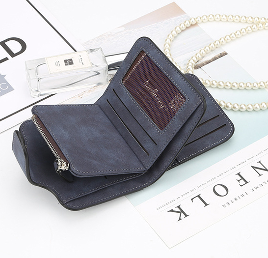 KIKO 2019 New ladies wallet buckle scrub leather purse cute small fresh student wallet