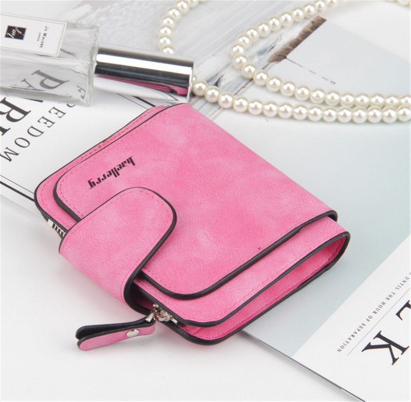 KIKO 2019 New ladies wallet buckle scrub leather purse cute small fresh student wallet