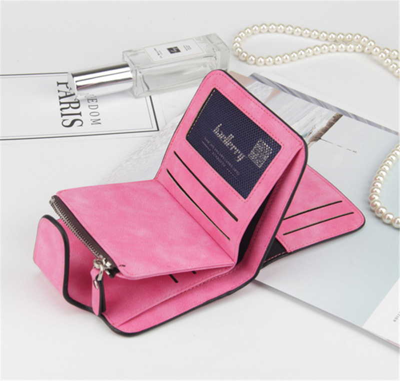 KIKO 2019 New ladies wallet buckle scrub leather purse cute small fresh student wallet