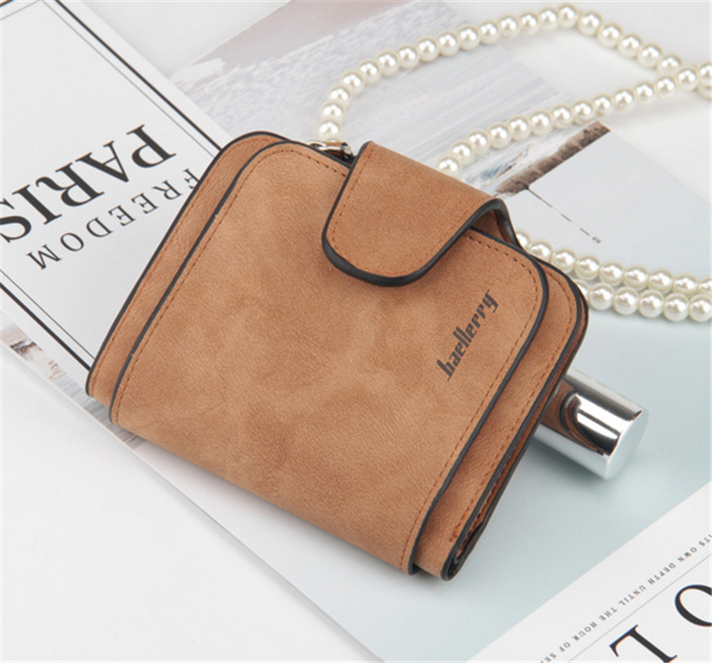 KIKO 2019 New ladies wallet buckle scrub leather purse cute small fresh student wallet