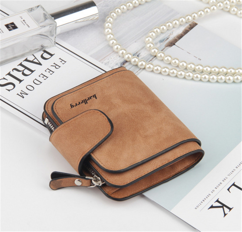 KIKO 2019 New ladies wallet buckle scrub leather purse cute small fresh student wallet