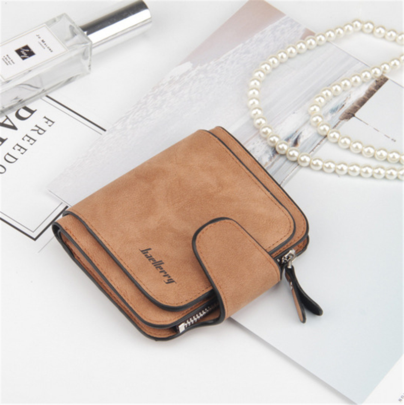 KIKO 2019 New ladies wallet buckle scrub leather purse cute small fresh student wallet