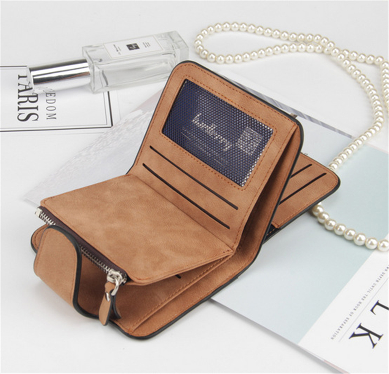 KIKO 2019 New ladies wallet buckle scrub leather purse cute small fresh student wallet