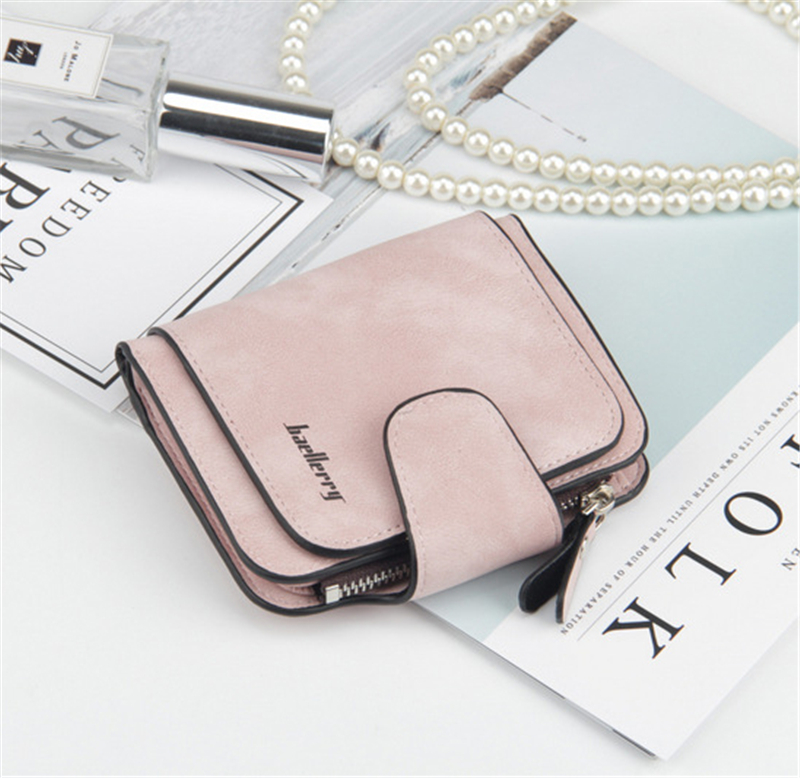 KIKO 2019 New ladies wallet buckle scrub leather purse cute small fresh student wallet