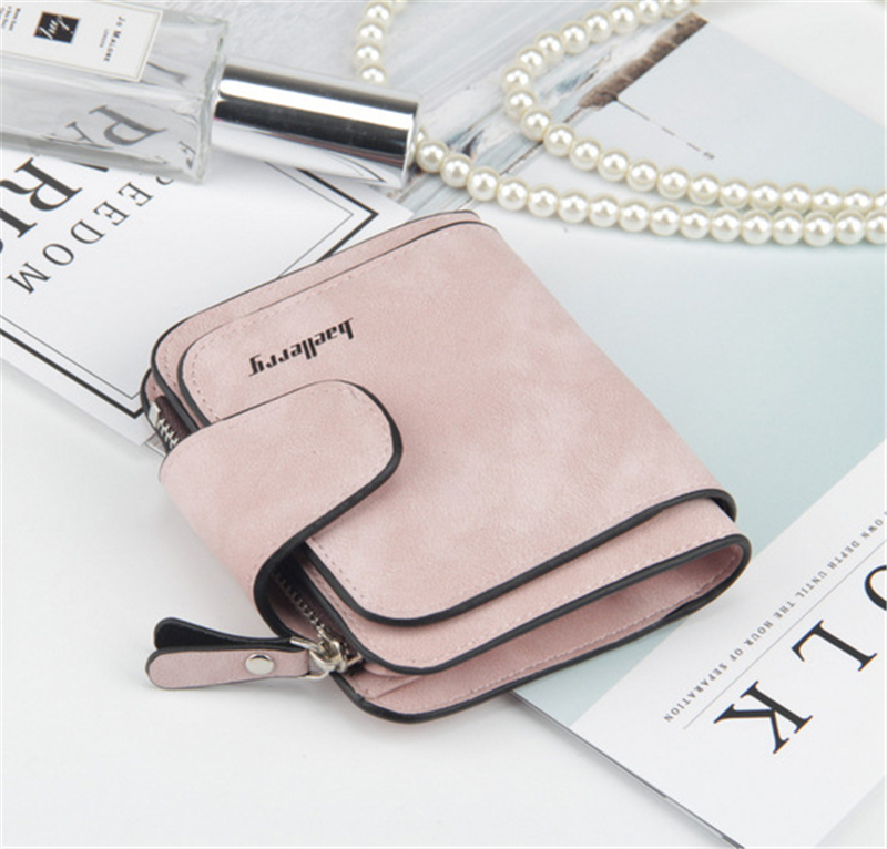 KIKO 2019 New ladies wallet buckle scrub leather purse cute small fresh student wallet