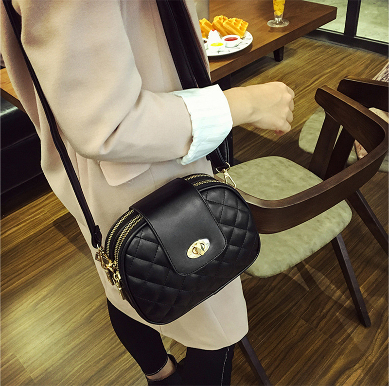 Small bag women Messenger bag ladies fashion casual wild rhombic shoulder bag