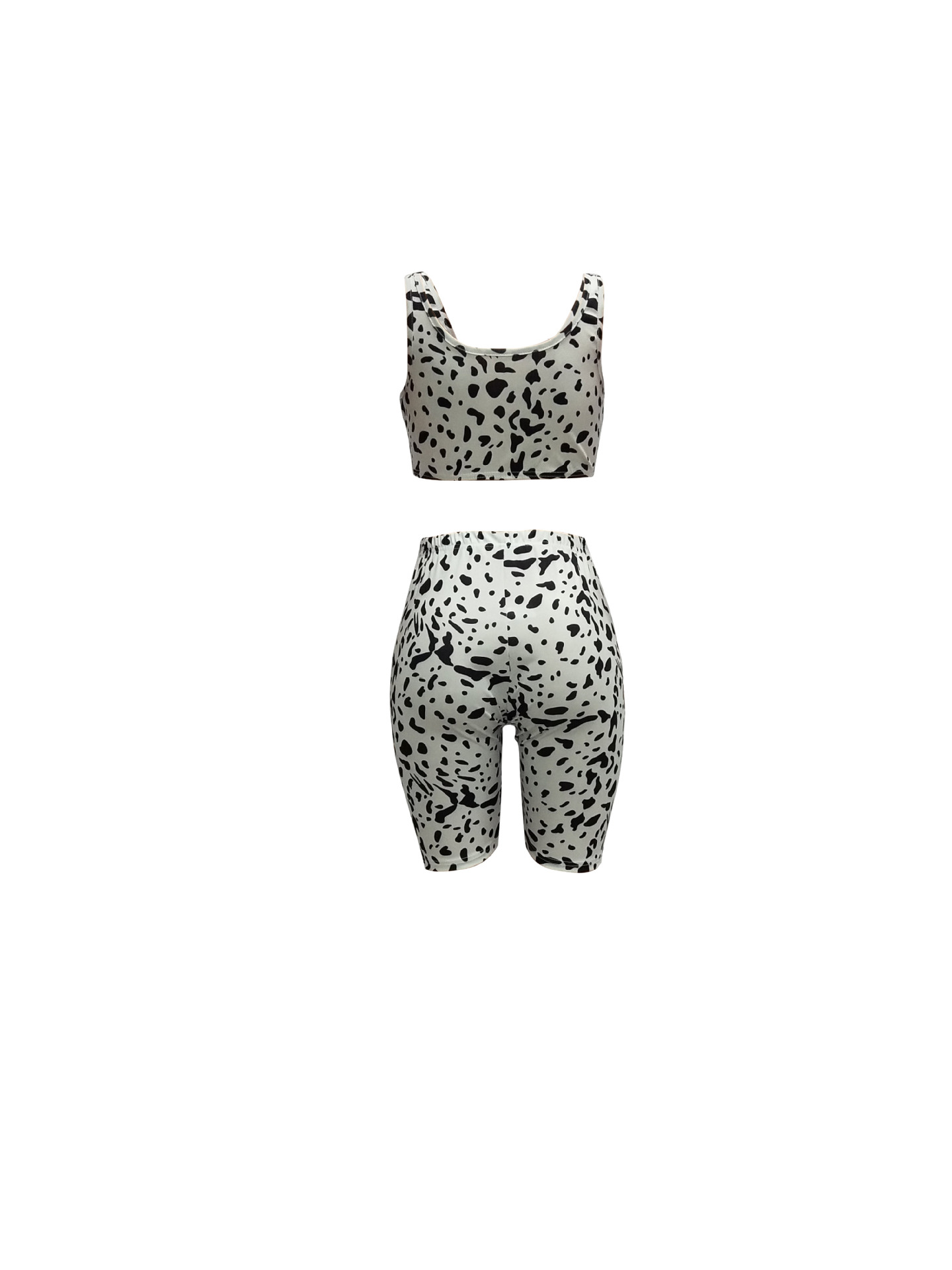 Women 2pcs tank top and pant Suit Sets beach summer sleeveless top short pant