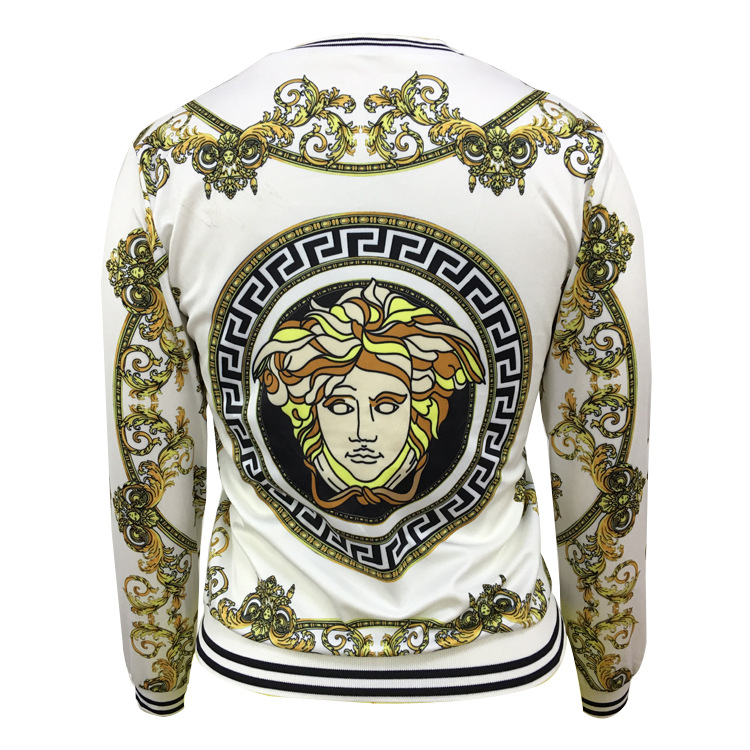 Women Digital Printed Short Coat Thin Jacket