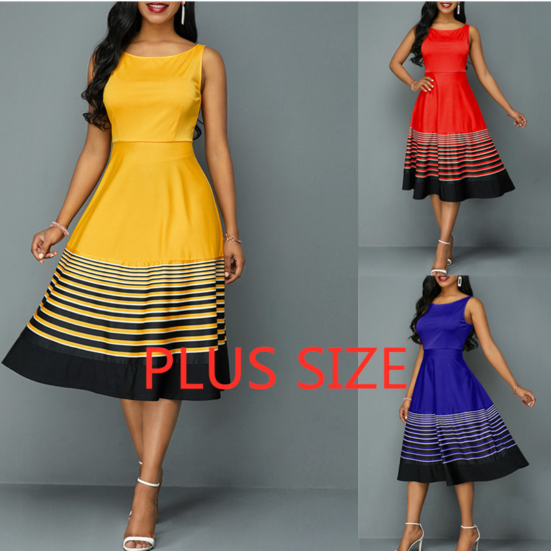 New Women's Fashion Dresses Sexy Elegant Colorful Dress Sleeveless Strap A Line Dress High Quality