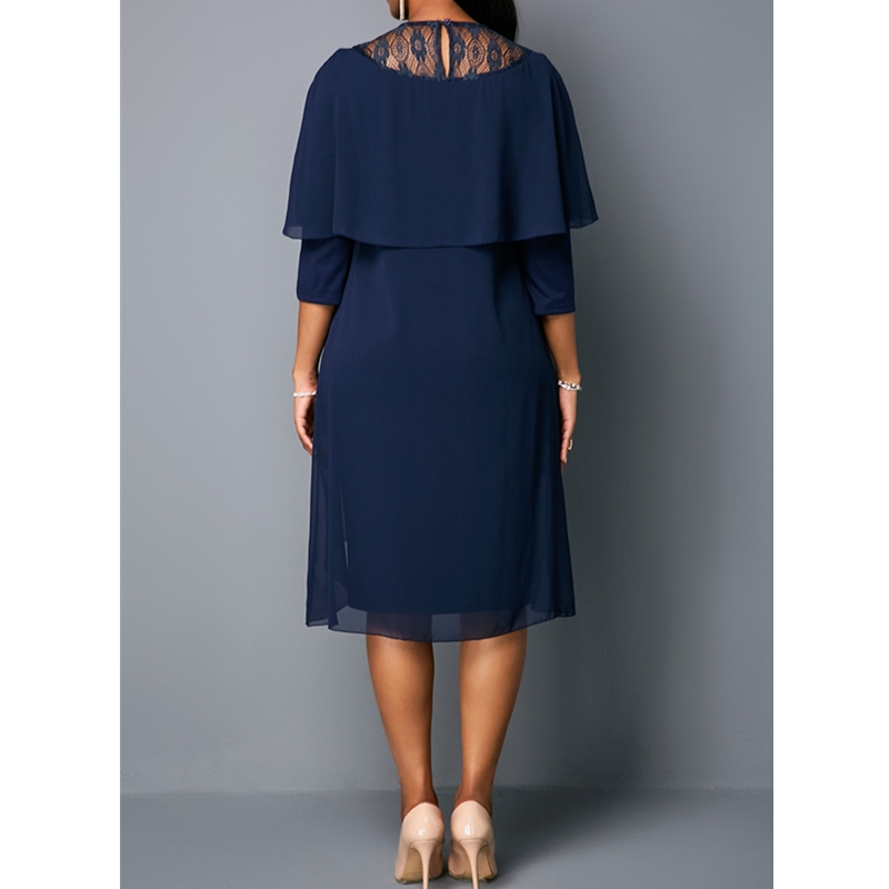 New Fashion Women's Dresses Elegant Sexy Slim Ladies Dress Seven Sleeve O-Neck Bag Hip Dress