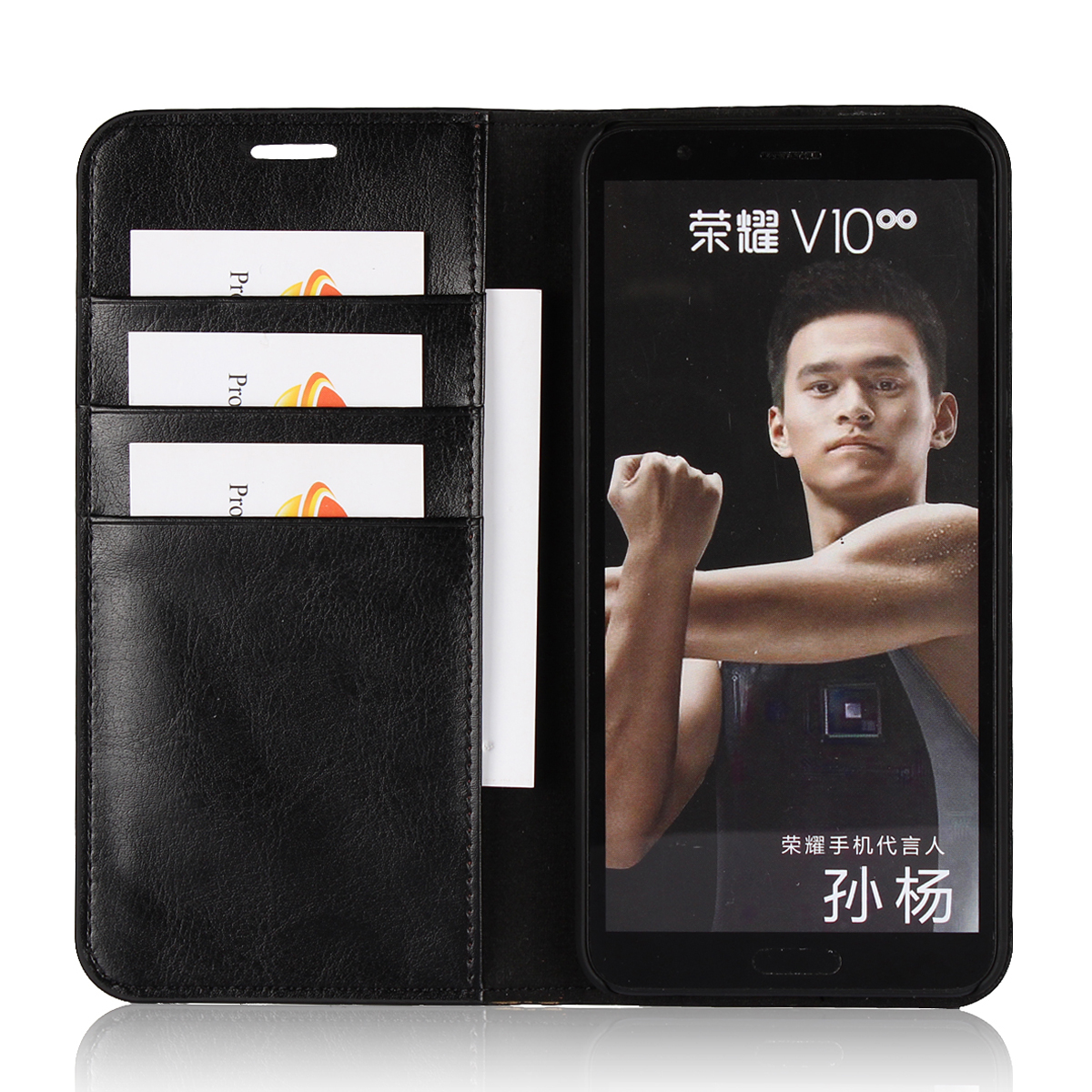 Huawei Honor V10/Honor V9/Honor V8 Cover Shockproof Heavy Duty Protective Flip Wallet Leather Case