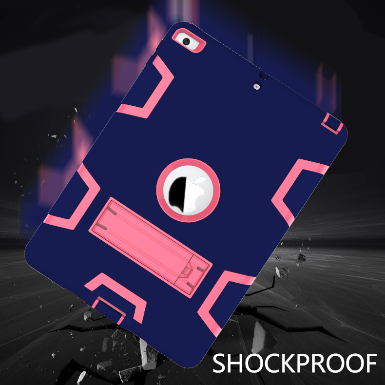 AppIe iPad pro 9.7/iPad 2 3 4/iPad mini 1 2 3 4 shockproof shatter-resistant bracket protector Cover