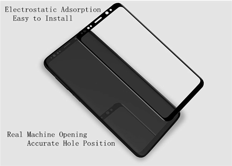Samsung Galaxy S9 S8 Plus S7/Note 8 Screen Protector[3D Full Coverage][Eye Protection]Tempered Glass