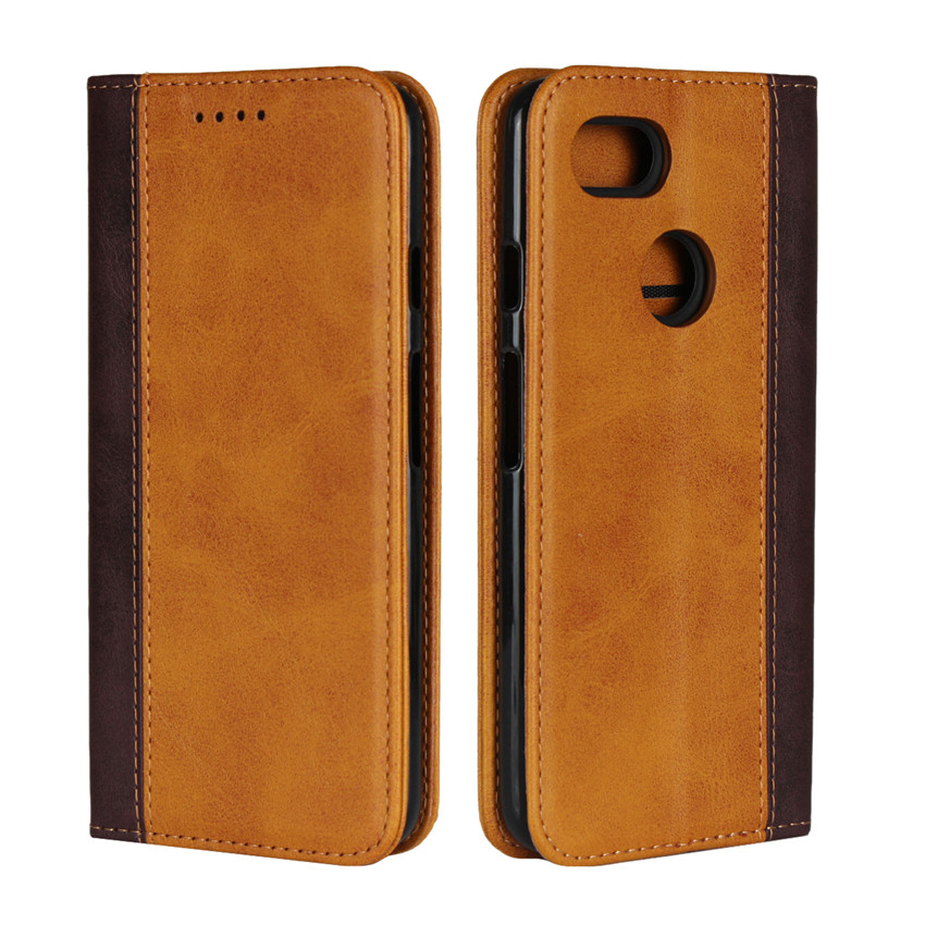Google Pixel 3 XL high-leather [pluggable card] magnetic flip wallet anti-fall protective cover
