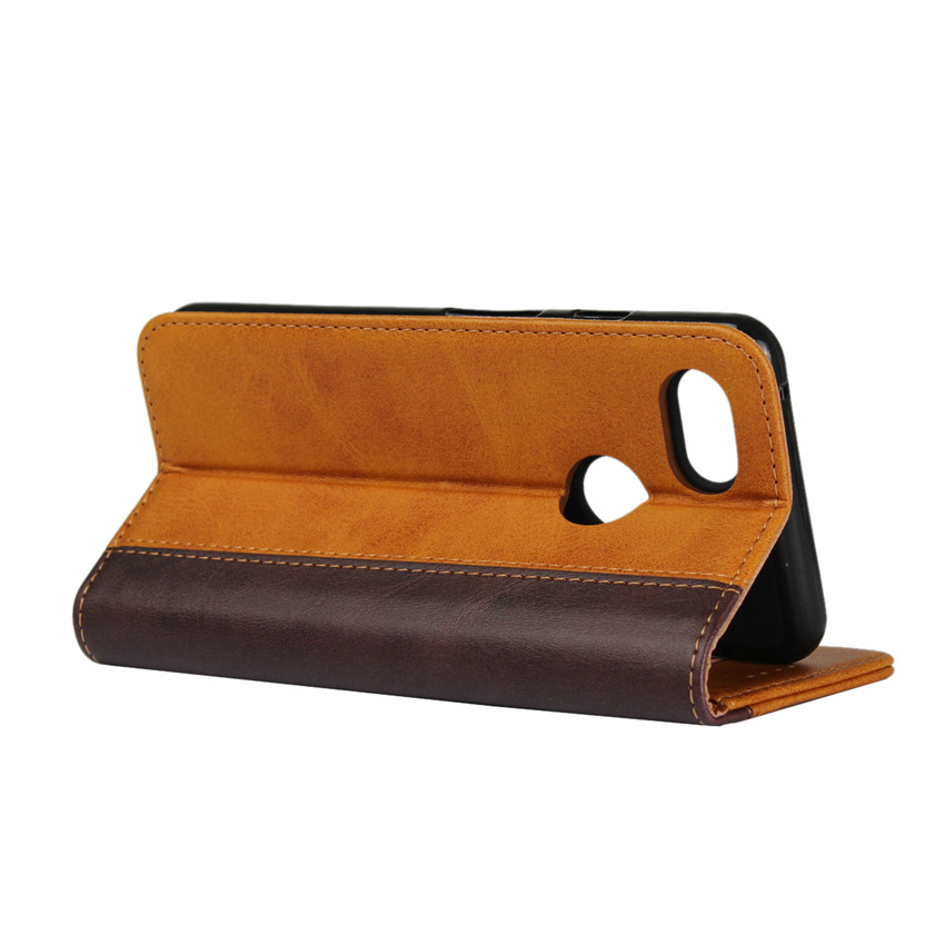 Google Pixel 3 XL high-leather [pluggable card] magnetic flip wallet anti-fall protective cover