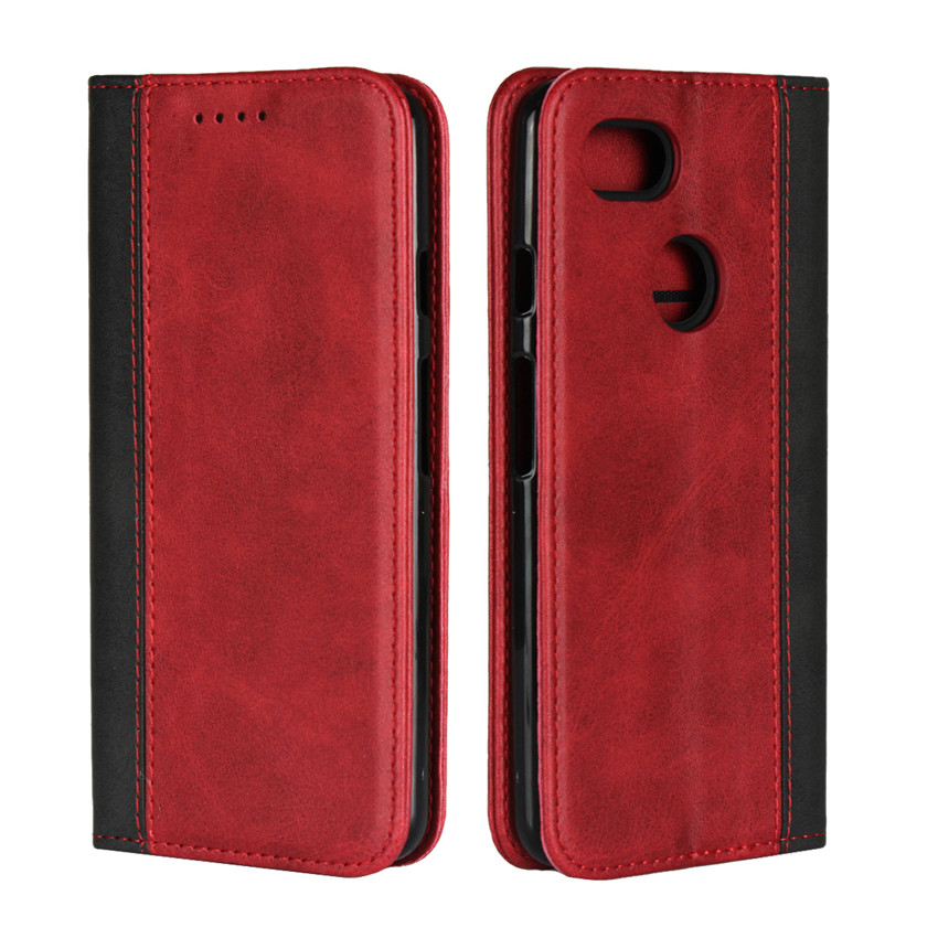Google Pixel 3 XL high-leather [pluggable card] magnetic flip wallet anti-fall protective cover