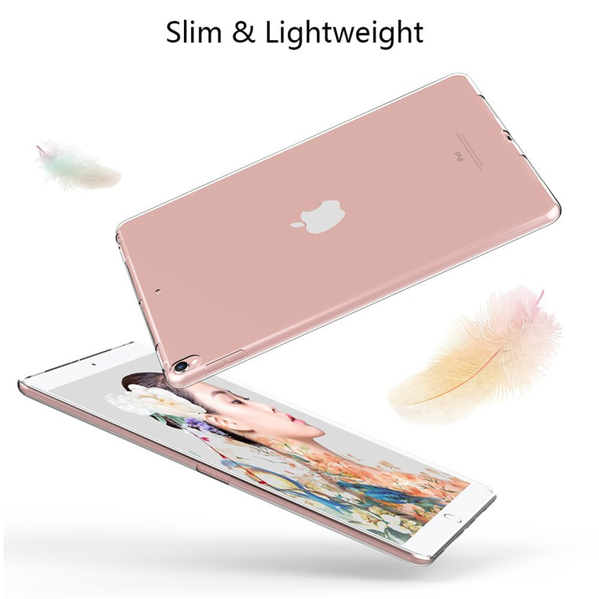 Apple New iPad Pro 11/iPad Pro 9.7/10.5/12.9 2017 2018 Ultra-thin silicone cover pure soft TPU case