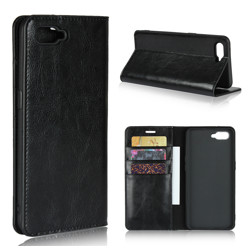 Oppo R17 Neo/R17 Pro/Oppo R11S Plus Cover Shockproof Protective with Folio Flip Wallet Leather Case