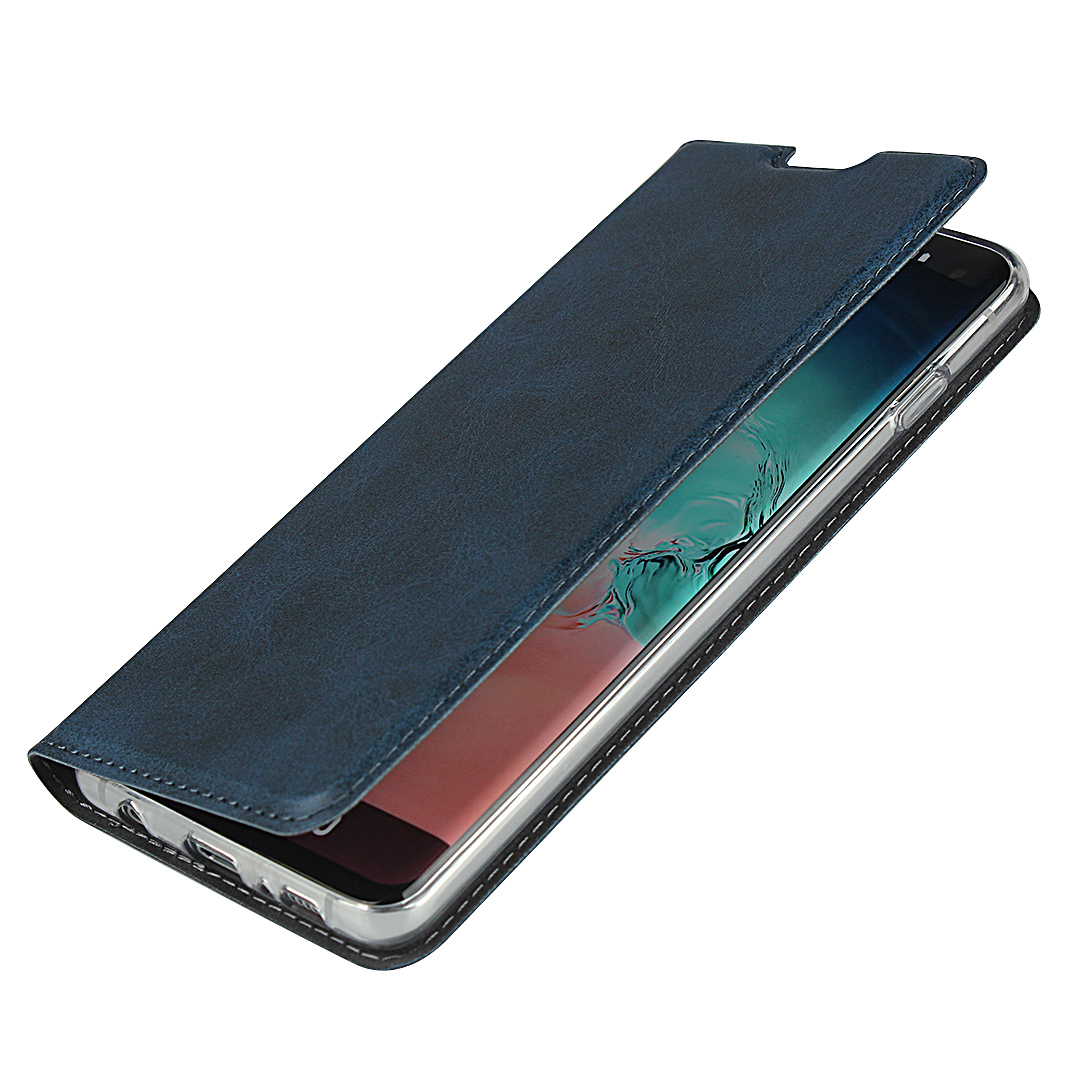 Samsung Galaxy S10 / S10 Plus Magnetic PU Leather Flip Shockproof Card Slot Case Cover