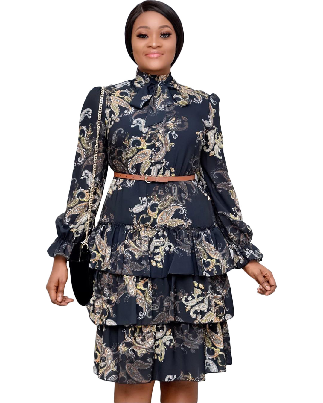 Amazon cross-border trade large size women's autumn printing temperament European and American dress      0.45 kg  Unit weight 0.45kg  Commodity attribute  Elegant style  Craft collage/stitching  Stoc