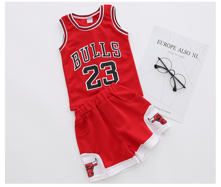 Kids Clothing Sets For Boys Girls Sports Suit Fashion Basketball Clothing School Sportswear 1-10 Yrs