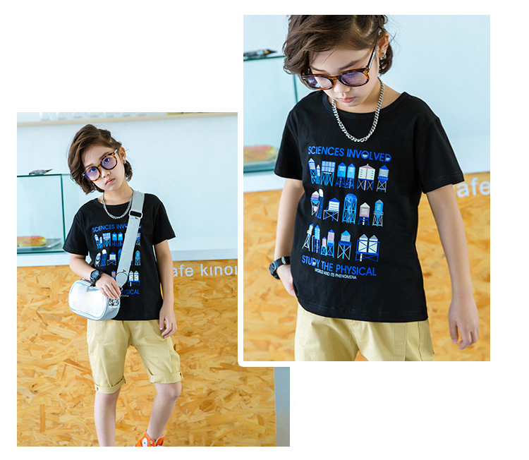 Kids T-Shirts Boy Girl Short Sleeve Tees Baby Girl Tops O-Neck Cartoon Casual Girl T Shirts Summer