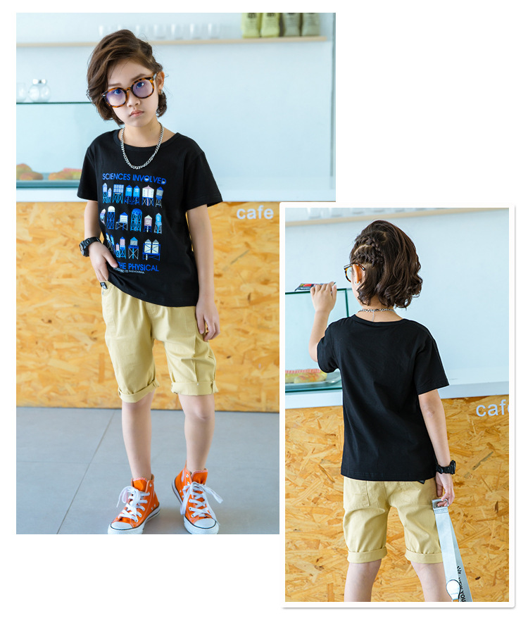 Kids T-Shirts Boy Girl Short Sleeve Tees Baby Girl Tops O-Neck Cartoon Casual Girl T Shirts Summer