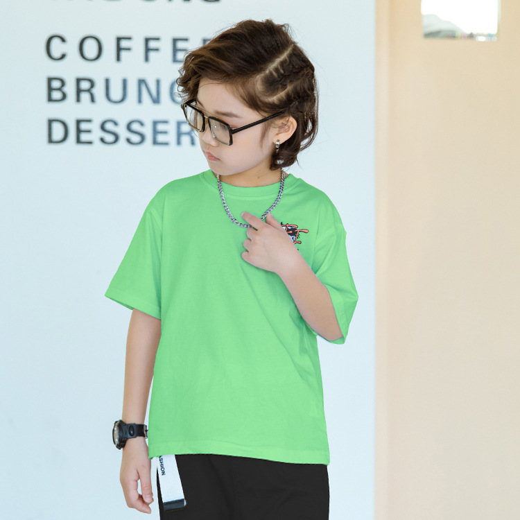 Kids T-Shirts Boy Girl Short Sleeve Tees Baby Girl Tops O-Neck Cartoon Casual Girl T Shirts Summer
