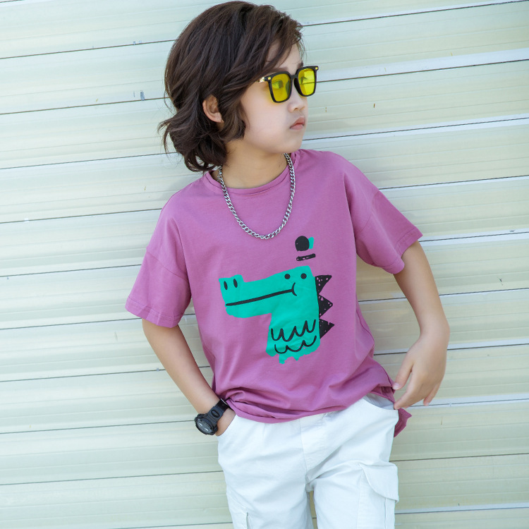 Kids T-Shirts Boy Girl Short Sleeve Tees Baby Girl Tops O-Neck Cartoon Casual Girl T Shirts Summer