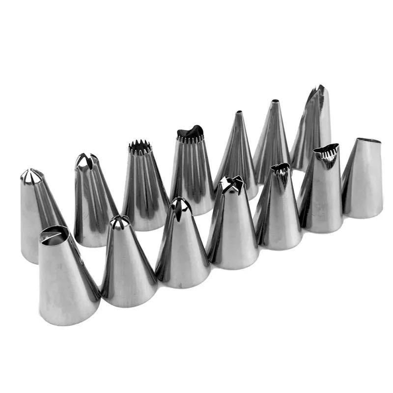 Stainless Steel  Cookie Decoration Assortment Flower Decor Cake Bake-ware Decoration 16pcs/set