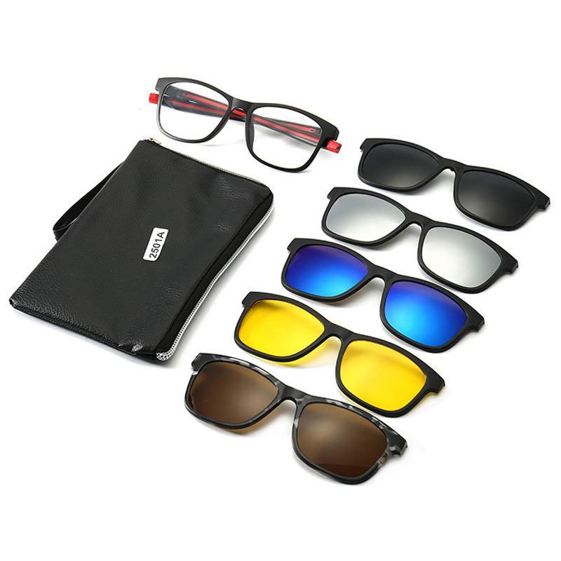 Magnet Sunglasses Clip Mirrored Clip on Sunglasses clip on glasses Men Polarized Clip Custom