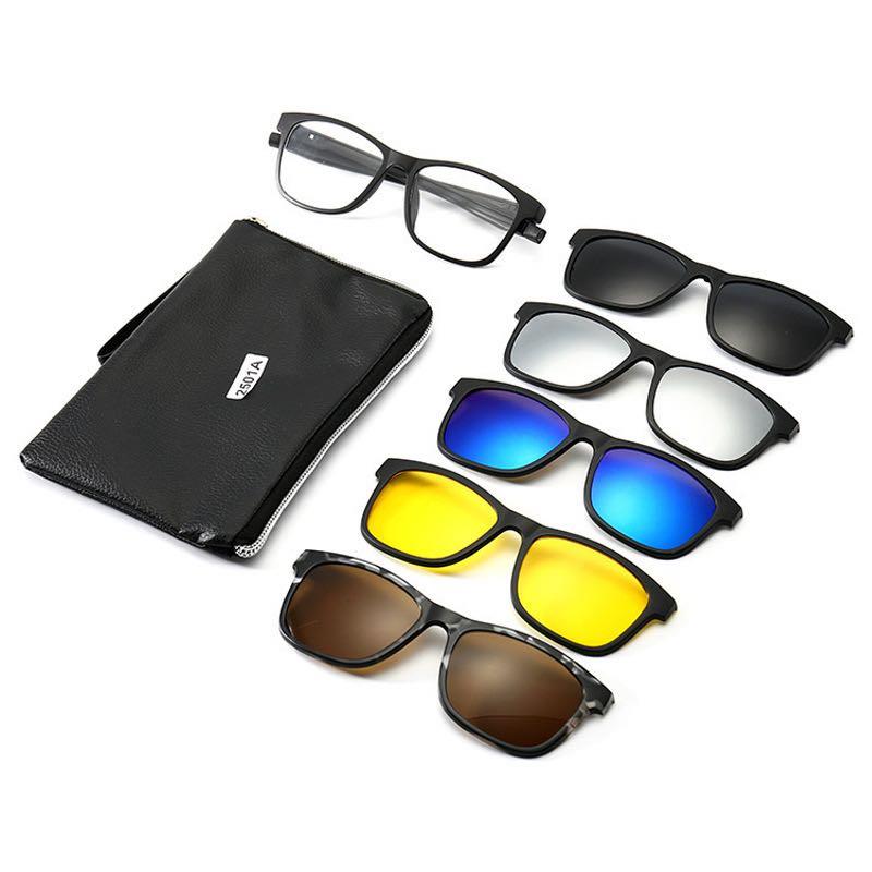 Magnet Sunglasses Clip Mirrored Clip on Sunglasses clip on glasses Men Polarized Clip Custom