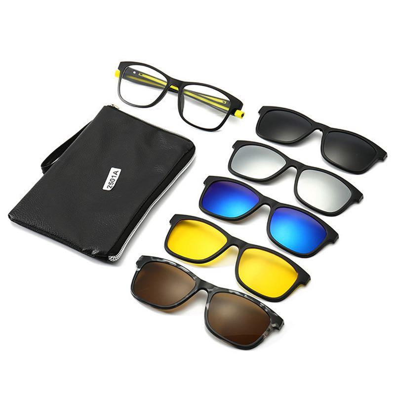 Magnet Sunglasses Clip Mirrored Clip on Sunglasses clip on glasses Men Polarized Clip Custom