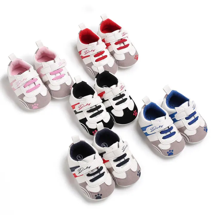 Baby shoes 0-12 months old baby shoes Anti-slip Velcro soles for baby toddlersToddler shoes