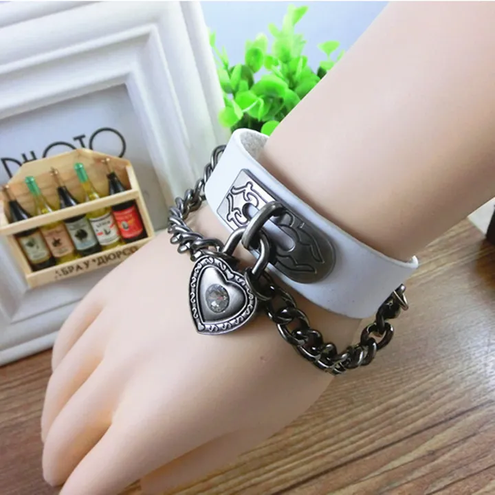 Bracelets Creative chain Love alloy bracelet The punk Hand catenary Men and women Hot style