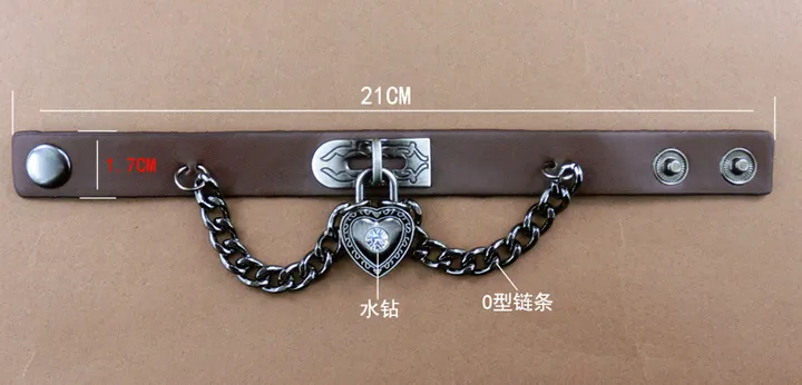 Bracelets Creative chain Love alloy bracelet The punk Hand catenary Men and women Hot style