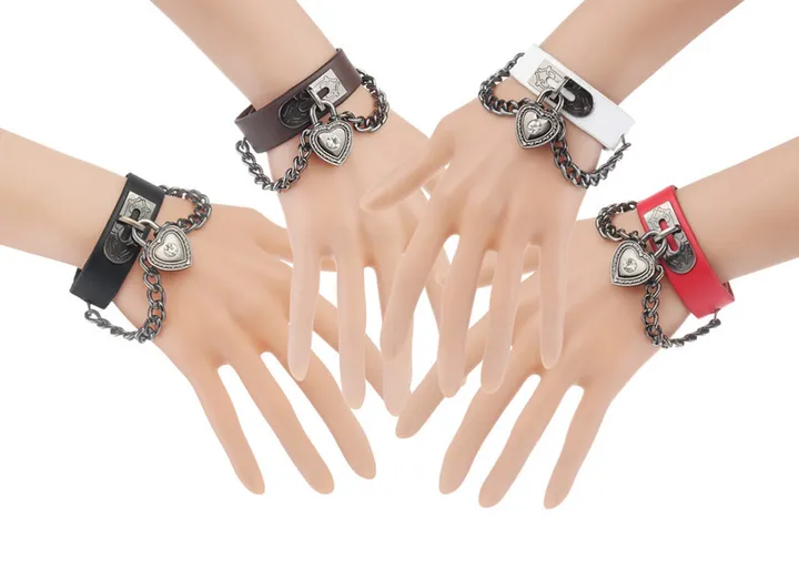 Bracelets Creative chain Love alloy bracelet The punk Hand catenary Men and women Hot style