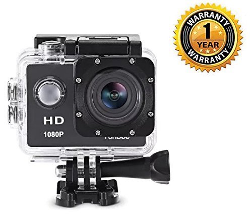 1080P Sports Action Camera - Waterproof - Black Seller: swift gadgets.